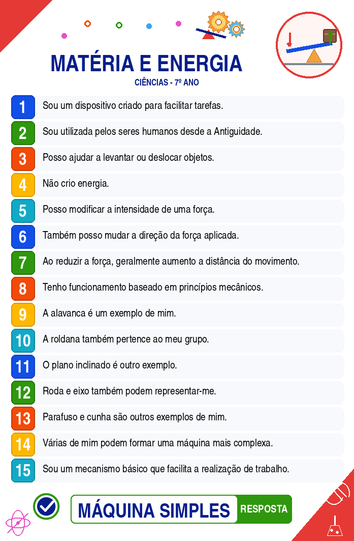 Carta 1 — Máquina simples