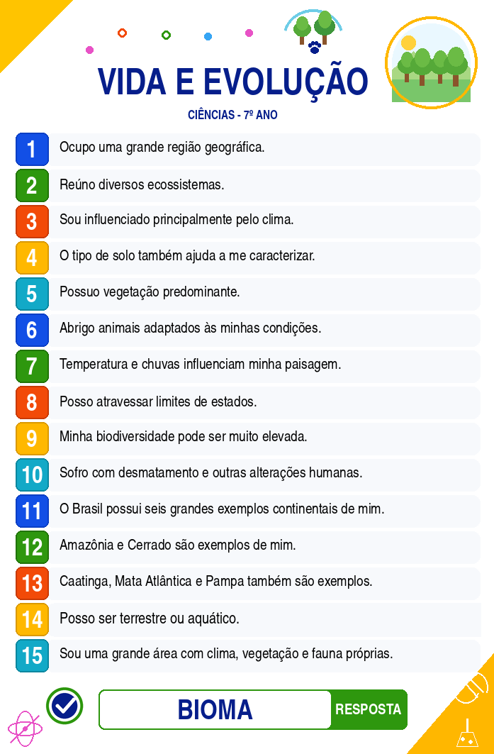 Vida e Evolução - 7º ano - Ciências da Natureza