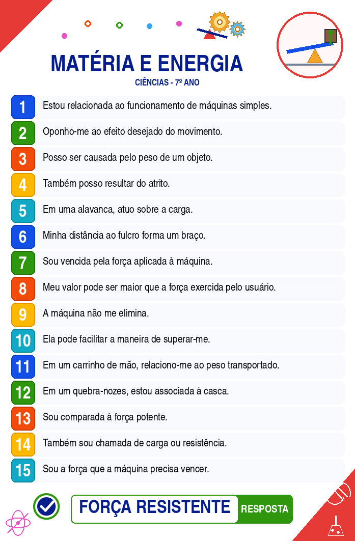 Carta 5 — Força resistente
