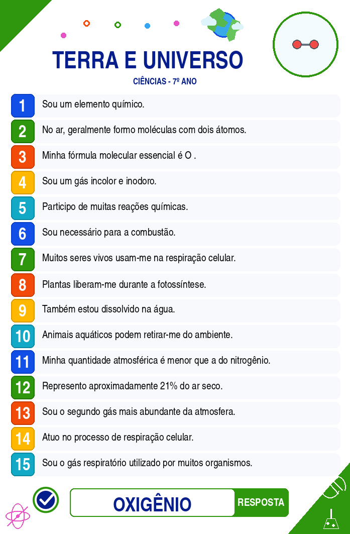 Carta 5 — Oxigênio